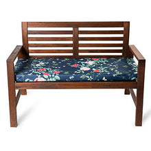 Celina Digby® - Cuscino impermeabile per panca da giardino a 3 posti, con imbottitura in morbida schiuma (144 x 54 x 6 cm) con rose garden floreale