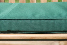 Cuscino per mobili da giardino per panca da giardino a 2 posti, colore verde, 95 x 45 x 35 cm