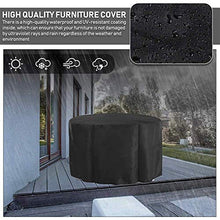 Fodere per mobili da giardino 128X71cm, Telo da giardino rotondo e fodera per set di sedie, Telo da esterno impermeabile, Antipioggia e pioggia, resistente allo sbiadimento, per sedie da tavolo r