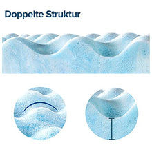 Zinus Topper in Schiuma Memory con Motivo a Spirale, 3,8 cm, Foam, 100 x 200 cm