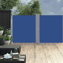 vidaXL - Tenda da sole laterale estensibile, 170 x 600 cm, colore: Blu