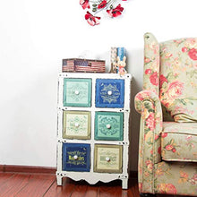 Chx Creativo Dice Pattern Cassetto di stoccaggio Piccolo Appartamento Retro Vecchio cassetto Decorativo