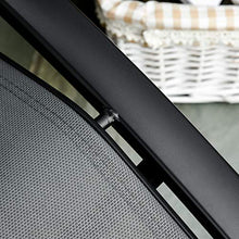 Outsunny Sdraio da Giardino Reclinabile su 5 Livelli con Cuscino Rimovibile, Alluminio e Textilene, 46x171x82cm Grigio