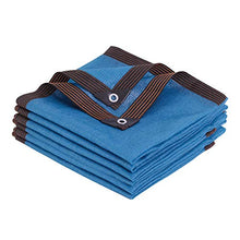 TETHYSUN, telo parasole blu con occhielli per serra, rete da sole, resistente con bordo nastrato, per fiori, piante, patio, prato