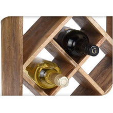 Home @ Styling Collection - Portabottiglie in legno, 33 x 15 cm