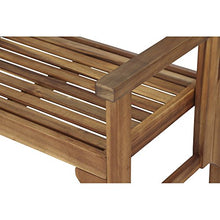 Siena Garden Panchina Pieghevole, lovera, Marrone, 59.5 x 120 x 90 cm, 508761