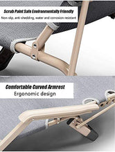 Sedia a sdraio Zero Gravity Oversize, per persone pesanti, pieghevole, regolabile, supporto per giardino, 200 kg