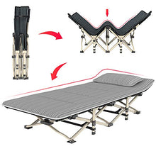 XJAXY Letto Pieghevole Sleeper Bed, Divano-Letto Panchina Ospite, Divano, Sedia, Portatile Metal Frame -Foldable Extra Giudizi Bed- Immagazzinaggio Facile-Space Saving-COT