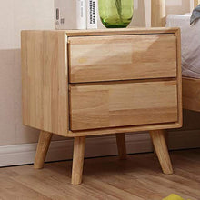 Comodini in legno comodino multifunzionale comodino armadio 2 cassetti camera da letto comodino armadio 50 x 40 x 45 cm