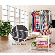 XYBB Armadio Camera da Letto Triangolo Pavimento-Standing Camera da Letto Metallo Semplice 163 * 61cm Bianco