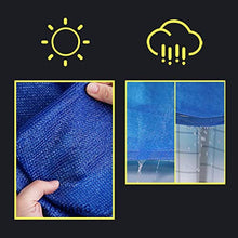 Shading Panno Blu Anti-Ultravioletta Solare Net 6 Pin Crittografia Ispessimento for Piscina, Balcone, terrazza, Ombra Coperto (Size : 1.9m×2m)