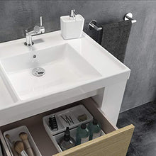 Bath + – Barra porta asciugamani Duo round