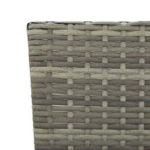 FAMIROSA Panchina da Giardino con Cuscini 176 cm in Polyrattan Grigio