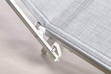 Ombrellificio R.T. Magnani S.R.L. 501 Relax Lettino Alluminio Professionale, Grigio Melange