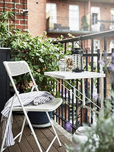 TORPARÖ Tavolo da balcone, bianco 50 cm