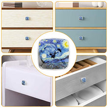 Notte stellata (4) 4 PCS Pomelli per Porta, Pomolo per Mobile, Pomelli per Mobili con Viti, Maniglia per Armadietto, Pomelli per Porta, Pomelli per Cassetti per Porta, Armadio, Cassetto e Credenza