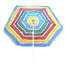 AREMAR Ombrellone da spiaggia, piscina e giardino, varie misure e modelli (Ø 220 cm, toppe)