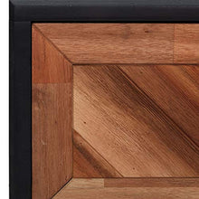 FAMIROSA Comodino 40x30x53 cm in Legno Massello di Acacia e MDF