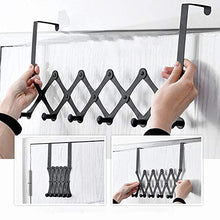 Lazmin112 Gancio per Asciugamani a Parete Resistente, Gancio per Porta, Gancio per Porta, Gancio per Porta Appendiabiti(6 Hooks Black [Free Punching])