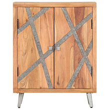 vidaXL Credenza 60x30x75 cm in Legno Massello di Acacia