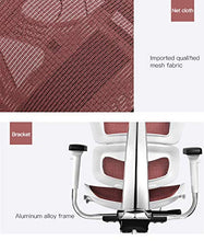 YUYTIN Sedia da Ufficio ergonomica con Supporto Lombare a Giudice, mobili da Ufficio in Maglia Back Office Sedia Girevole ergonomico Ufficio Ufficio Sedia in Maglia Executive