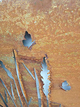 Zen Man 032006-1 - Paravento in metallo anticato, 1 mm, altezza 75 x lunghezza 150 cm, realizzato a mano