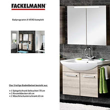 Fackelmann Set di mobili da Bagno Vero Mobiletto da Bagno/lavabo/Specchio