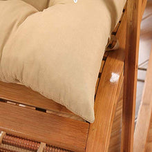 YQGOO Cuscino per Sdraio da Esterno, Cuscino per Divano in Cotone Rimovibile con Lacci, per Giardino sul Retro, Cuscino per Sedile da Patio Addensato (Non includere sedie)