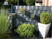 Thermoplast - Set di 6 strisce di protezione per privacy, 9,5 cm x 52 m, verde