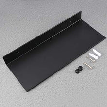 Yardwe Nero Bagno da scaffale Ripiani salvaspazio in Acciaio Inox Extra Strong Floating mensole Storage Rack (40 cm)