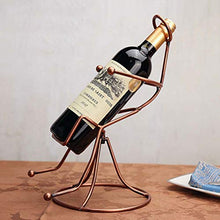 GSAGJsf Wine Rack, Supporto in Ferro battuto del Vino, Retro Ferro Battuto Wine Organizzazione Decorazione Domestica Ornamenti