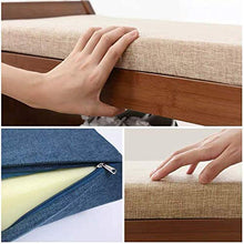 Cuscino per panca da 100/120/150 cm per interni ed esterni, cuscini spessi 3/5 cm per panca da giardino da 2 o 3 posti, cuscino per panca lunga da sala da pranzo, personalizzabile