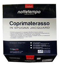 COPRIMATERASSO 1 PIAZZA SINGOLO SPUGNA JACQUARD CONFORT NOTTETEMPO GABEL
