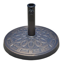 Outsunny Base Ombrellone da Giardino Esterno Resina Φ44 × 33cm