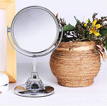 LBWARMB Trucco Specchio con luci 3" Mini Trucco dello Specchio da Terra Makeup Mirror x5 Trucco Ingrandimento Desktop Mirror Specchio da rasatura for Bagno e Camera