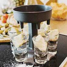 Yannn Dispenser per Bicchierini a Sei Modi, erogatore per Cocktail, erogatore Multiplo per Pallini da 6 Barre (Grigio, Blu, Rosso)