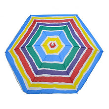 AREMAR Ombrellone da spiaggia, piscina e giardino, varie misure e modelli (Ø 220 cm, toppe)
