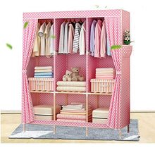 JFFFFWI Armadio in Legno Massiccio Semplice Armadio Guardaroba (Colore: A)