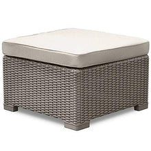 Allibert Ottomano da Giardino California Cappuccino Poggiapiedi Sgabello Pouf