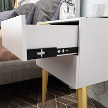 Comodino, Comodino Comodino con 2 Bagagli cassetto Singolo Comodino Gabinetto scandinavo Style Mobili Camera da Letto Pratico e Versatile (Color : White, Size : 40x41.5x59cm)