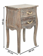ts-ideen Comodino Mobiletto Comó Porta Telefono Stile Shabby Inglese Vintage