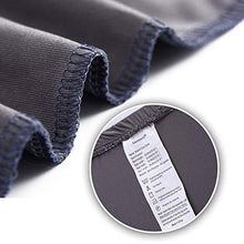 SaintderG® Coprisedie con Schienale 6 Pezzi, Lavabile Estraibile, Molto Facile da Pulire e Resistente, coprisedile, Moderna Sala da Pranzo, Hotel, Arredamento Ristorante (Grigio, 6 Pezzi)