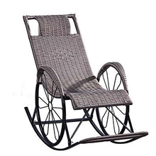 Moolo Zero Sdraio Zero Gravity Chair Sedie da Patio Oversize e Reclinabili Resistenti alla Ruggine con Poggiatesta Imbottiti Regolabili Sedia gravità (Color : Brown Yellow)