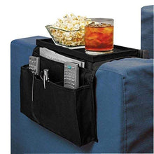 Poltrona/divano con portaoggetti, divano con porta-telecomando TV, divano con vassoio portaoggetti, con tasche e vassoio per bicchieri e altro