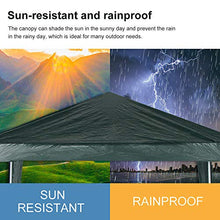 JIAOAOO Gazebo per esterni, 2 x 2 m, tenda da campeggio impermeabile