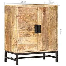 vidaXL Credenza 60x35x75 cm in Legno Massello di Mango
