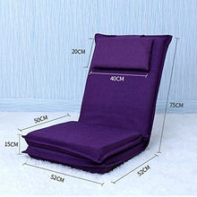 MYS-Sofas C-K-P Divano Pigro, Divano Pigro schienato, Divano Pieghevole Singolo Pranzo, Lettino Computer Basso (Colore : 1#)