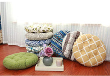 YunNasi - Cuscino rotondo per sedia in cotone per interni ed esterni, 40 cm × 40 cm (Style1)