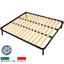 Rete A DOGHE 140x200 Letto Matrimoniale Francese con Doppia Barra di Rinforzo in Ferro