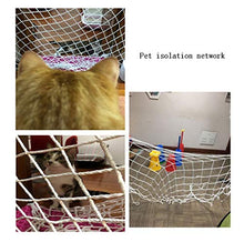 JFFFFWI Rete da Giardino Rete da Recinzione, Rete in Corda di Nylon Rete per Gatti Rete di Sicurezza per Bambini da Esterno utilizzata per Decorare Scale Anti-Caduta Asilo Nido Recinzione